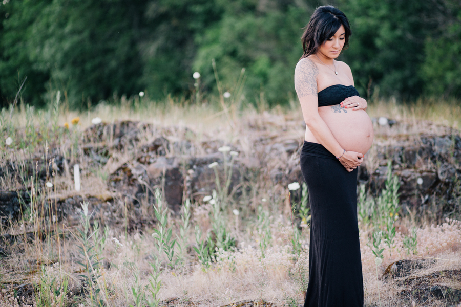 Elk Rock Park maternity session, Portland photographer